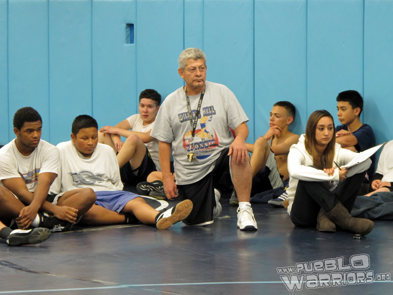Coach Manny Galvan At Practice