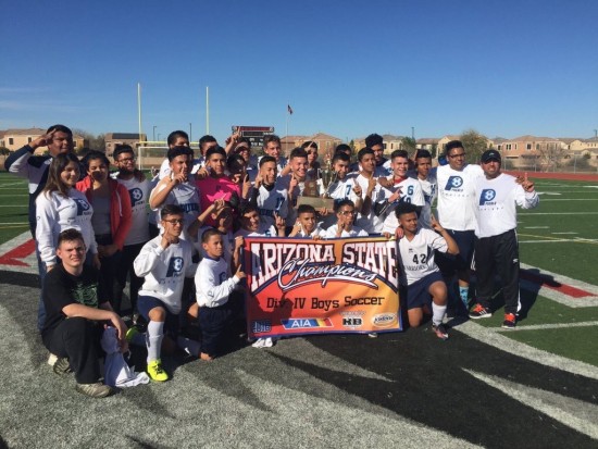Pueblo Boys Soccer Arizona State Champions 2016