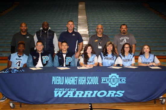 Pueblo Warriors Fall Sports Signing Day 2016